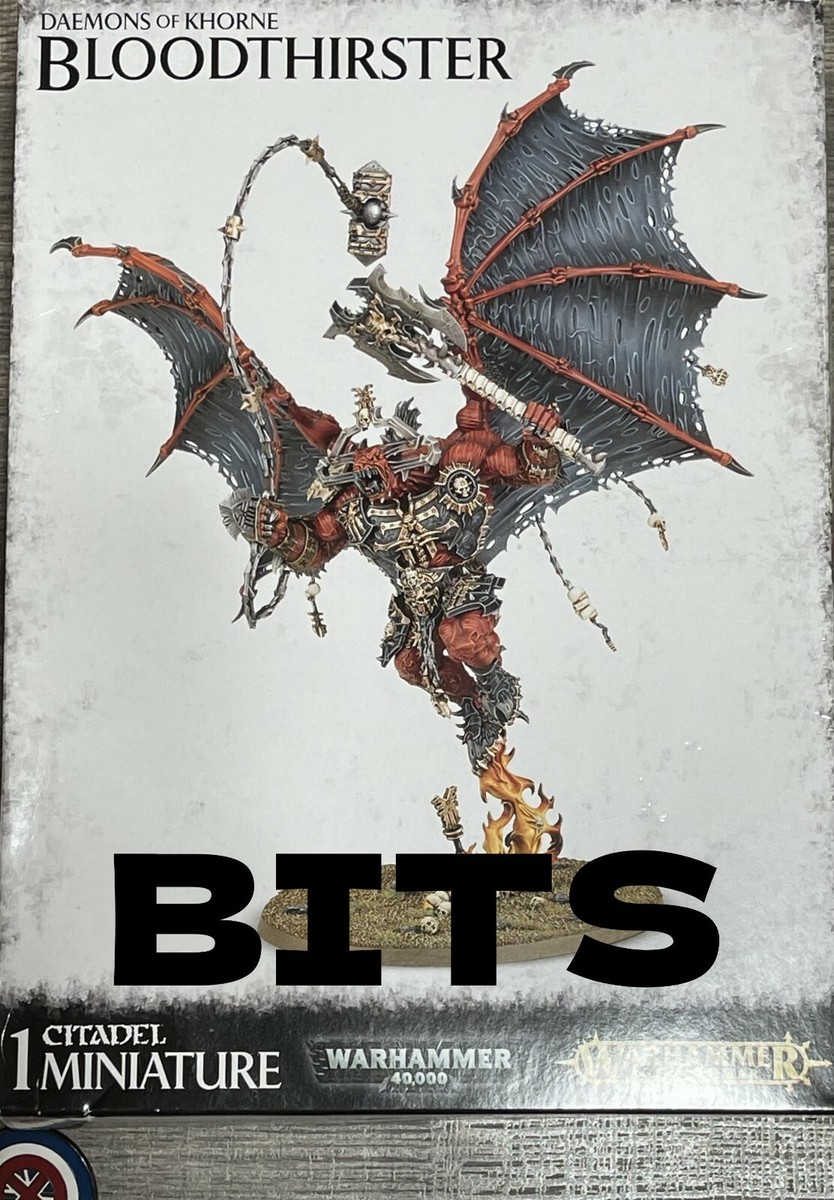 新品未開封 WARHAMMER 40000 BLOODTHIRSTER Warhammer 40K Chaos Marine Daemon BLOODTHIRSTER Bit Bits Khorne