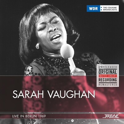 SARAH VAUGHAN New Sealed Ltd Ed 2024 LIVE UNRELEASED 1969 BERLIN CONCERT CD