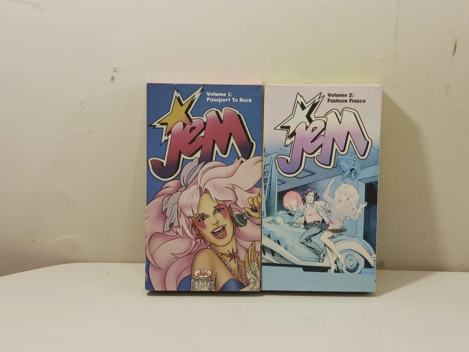 Vintage 2 Jem & The Holograms VHS Vol 1 & 2 Passport To Rock/Fashion Fiasco 1999 - Image 2 of 4