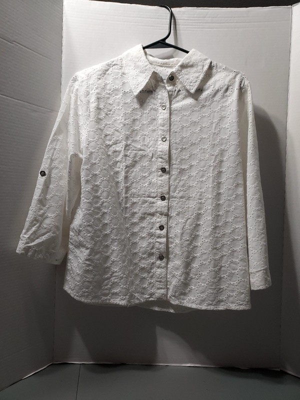 Alfred Dunner Petite Size 10P  White