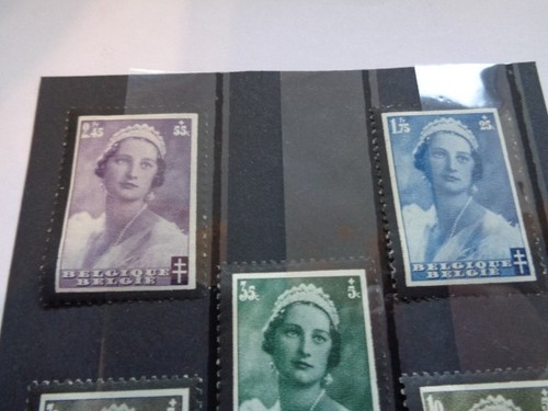 Set of 8x Belgium Queen Astrid Stamps c1935 Excelliant Condition Used - Picture 2 of 14