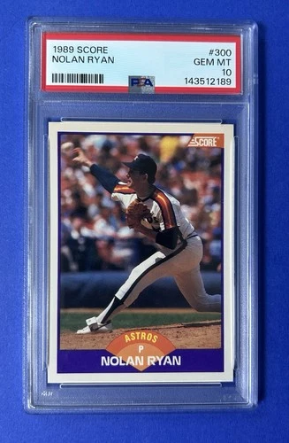 1989 Score Nolan Ryan #300 PSA 10 GEM MT