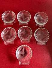 7 Coupelles Coupes Coquilles Saint Jacques PYREX FRANCE