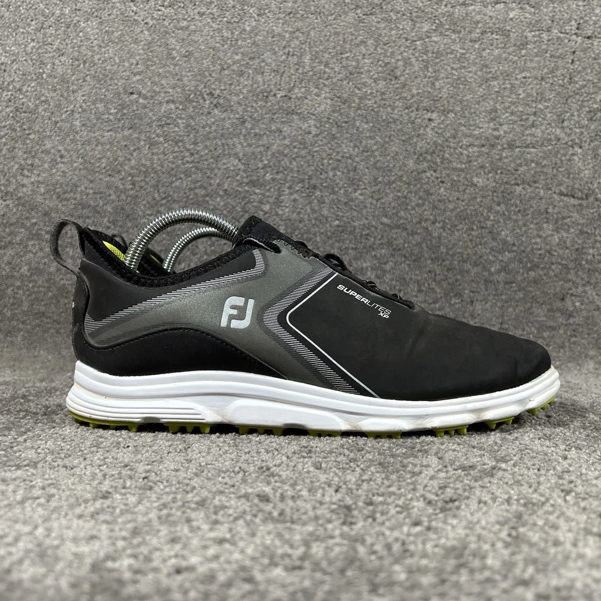 FootJoy SuperLites Spikeless Golf Shoes Mens 9.5 M‎ Charcoal Black Silver 58004 FootJoy Superlites Golf Shoes Spikeless 58118 Men main image 4