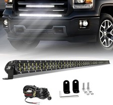 8 14 22 32 42 52 Led Work Light Bar Flood Spot Driving Offroad 4wd Truck Atv Suv