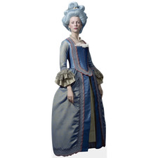 Marie Antoinette Gown Mini Size Cutout