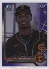 2022 Bowman Chrome Prospects Purple Refractor 167/250 Ryan Reckley #BCP-163 0xh3