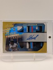 Jazz Chisholm Auto Patch RC Gold /10 Marlins - 2021 Absolute Baseball RPA