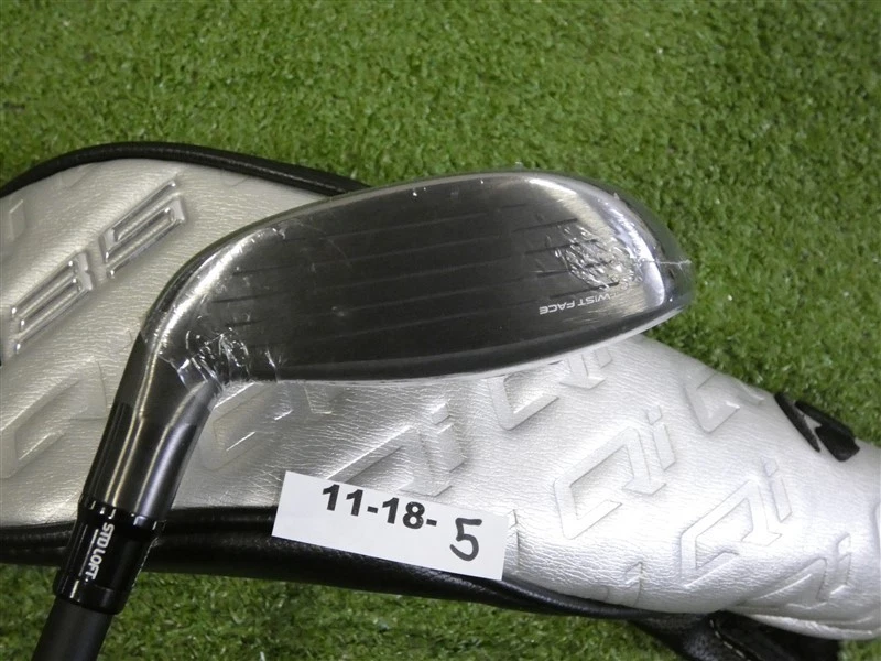 TaylorMade Qi35 Max 23* 4 Hybrid Rescue Kai'li Blue Dark Wave 85 Stiff w HC New - Image 2 of 4