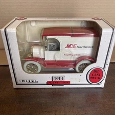 Ertl Ace Hardware 1913 Model T Bank Die Cast 1992 New 1:25 Scale