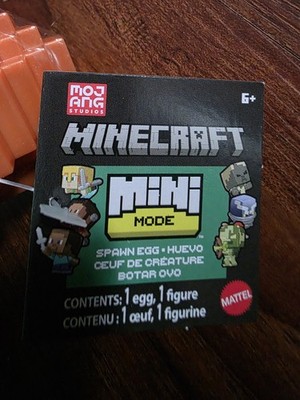 Mattel Minecraft Mini Mode Spawn Egg 2 Inch Sealed