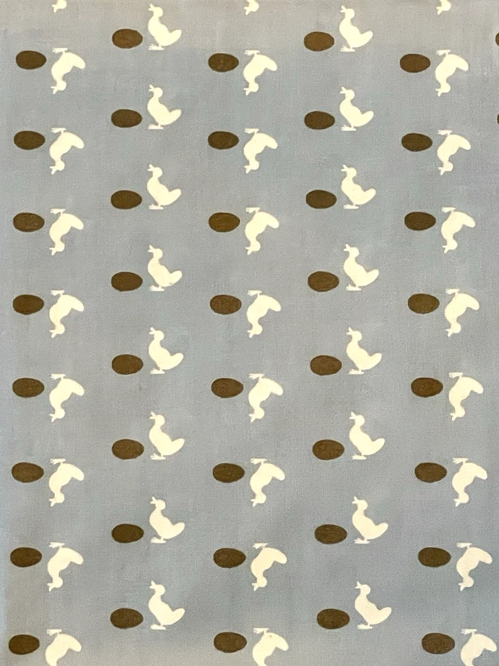 Cotton Ducks Animals Blue Fabric Print 2 Yards x 35 Inches Wide - Image 4 of 4
