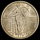 1917 standing liberty quarter type 1 MS63FH WOW!! RARELY SEEN THIS NICE!