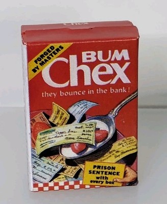 Wacky Packages 3D Series 3 Bum Chex Cereal