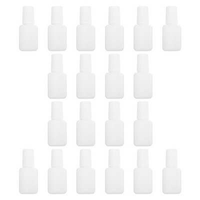 20 Pcs Nail Polish Bottles Leak Proof 10 ml Empty Bottles for Manicure