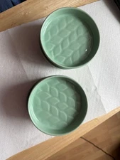 Temp-tations by tara deep dish 4 oz ramekins set of 6 Mint Green Carved Willow