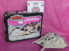 Vintage Star Wars SNOWSPEEDER w box working Kenner 1980