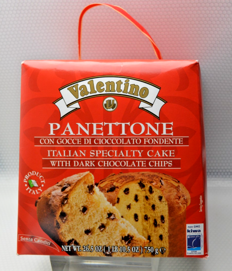 Valentino Panettone Italian Specialty Cake w/ Dark Chocolate Chips