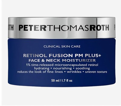 PETER THOMAS ROTH ~ RETINOL FUSION PM PLUS+ FACE & NECK MOISTURIZER ~ NO BOX