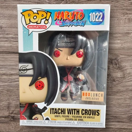 Funko Pop ITACHI WITH CROWS Box Lunch Exclusive NARUTO SHIPPUDEN #1022 NEAR MINT