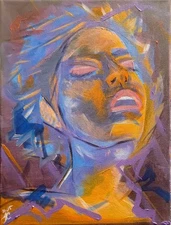 Original Singer Art 14x11 Canvas Abstract Expressionism Home Decor Painting