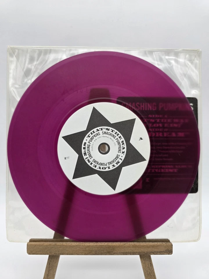 Smashing Pumpkins (That's the Way (My Love Is) 7" Vinyl 45 rpm PINK Disc - Image 3 of 4