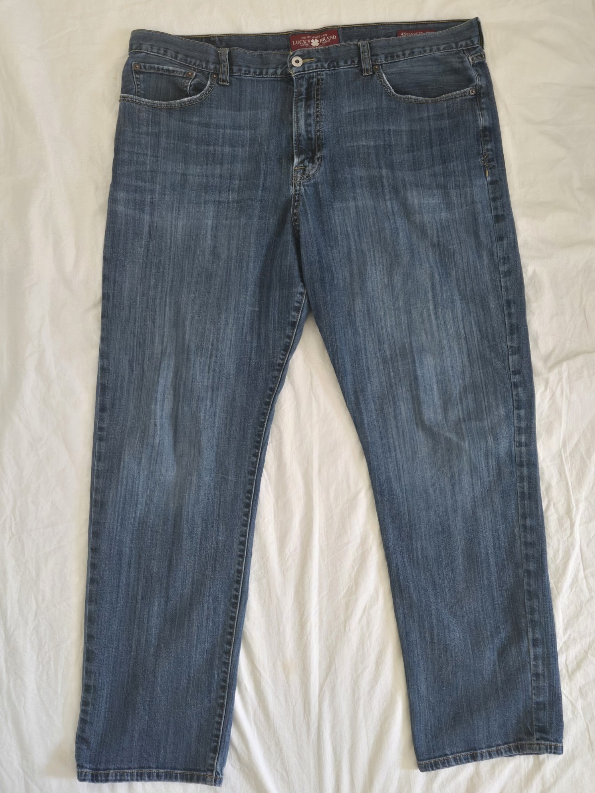 Men's 40x32 Classic Straight Stonewash Denim
