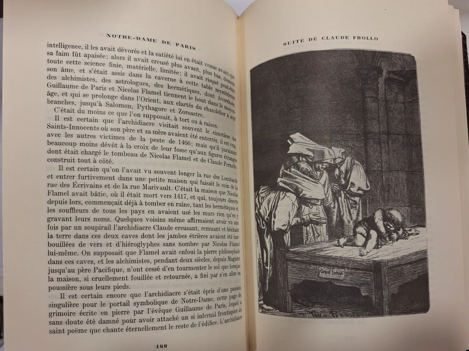 Victor Hugo – Notre-Dame de Paris – Club Français du Livre 1955 – cuir  - Photo 4/4