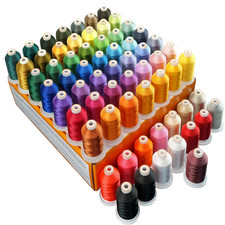 Stickgarn 64 Spulen 1000M Polyester Farben 2 ...