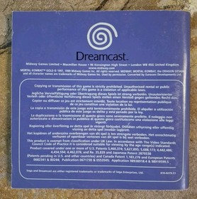 Mortal Kombat Gold (PAL) CIB - Sega Dreamcast *UNTESTED, SEE DESC*