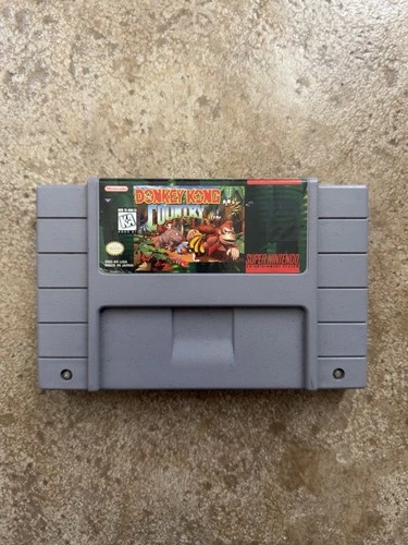 Donkey Kong Country Super Nintendo SNES 1994 Cartridge Only Tested Vintage Games