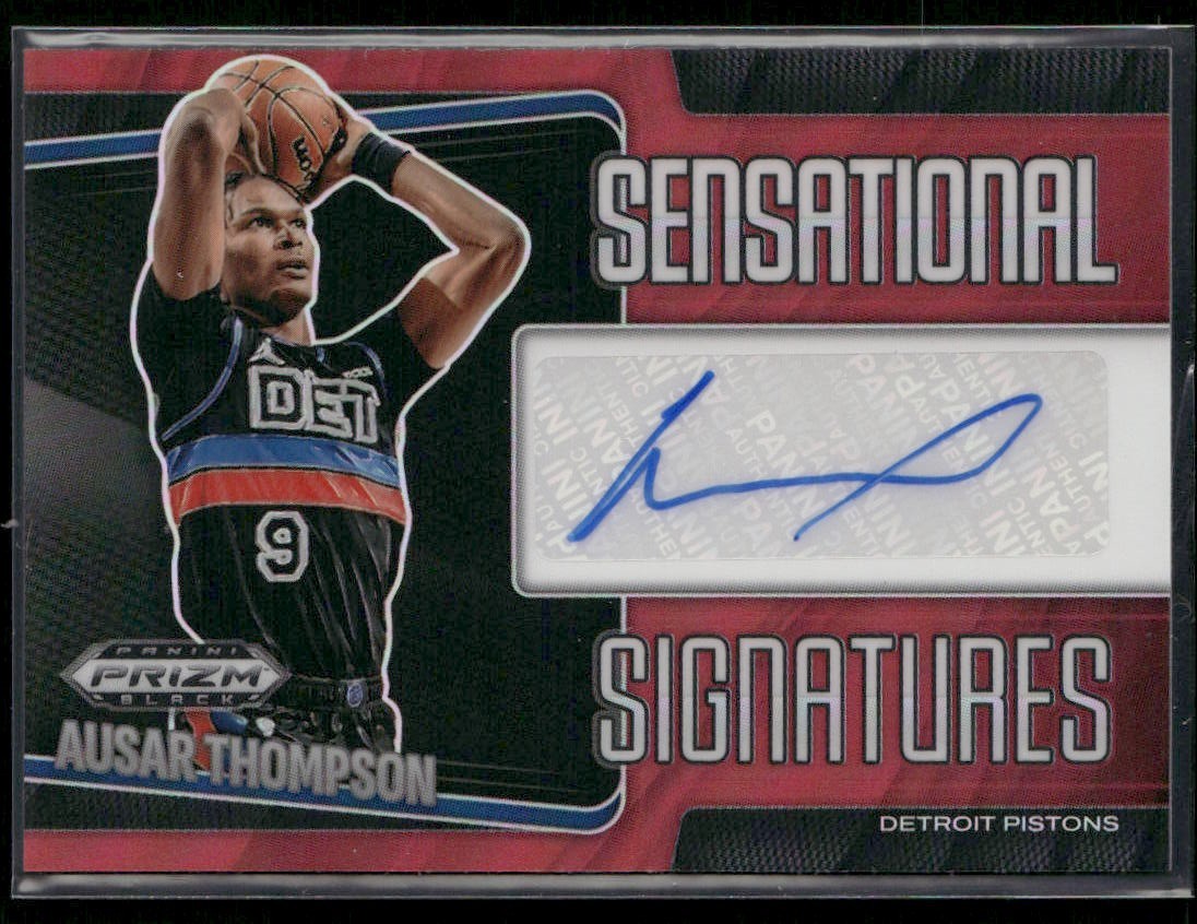 2024-25 Prizm - Sensational Signatures Ausar Thompson #SS-AUS Red Prizm /99