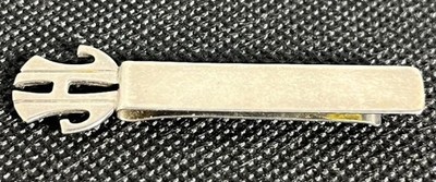 Vintage Leonore Doskow Silver Plate Money Clip Bar 