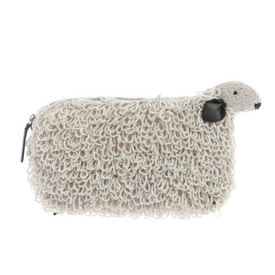 Staud Clutch Weiß Schwarz Sehr gut