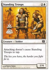 Standing Troops - 8th Edition #48 MTG Magic The Gathering