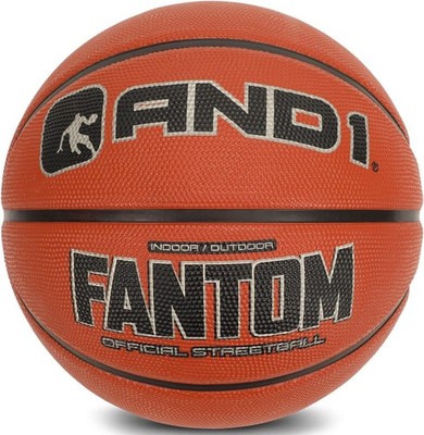 AND1 Fantom Rubber Basketball - Official Size Streetball, Made for Indoor and...