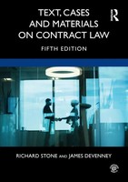 Text, Cases And Materials On Contract Law Richard Stone (U. A.) Taschenbuch 2022