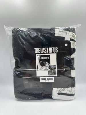 The Last of Us Throw Blanket 50x60 Moth To The Plague Black White NEW Sealed