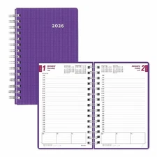 Brownline DuraFlex Daily Appointment Planner (cb634vpur)