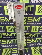 DWYER RMC-103-SSV AIR FLOWMETER WITH KING INSTRUMENT FLOAT METER
