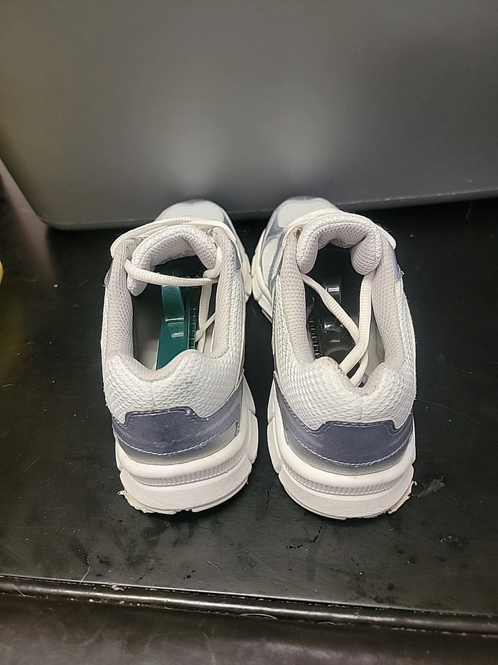 Ryka Zapatos Mujer 6.5 M Harmony SMT Deportivos Bajos Tenis Blanco Azul Malla Con Cordones Foto 4 de 4