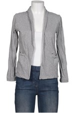 American Vintage Strickjacke Damen Cardigan Jacke Gr. S Baumwolle Grau #z2j20k4