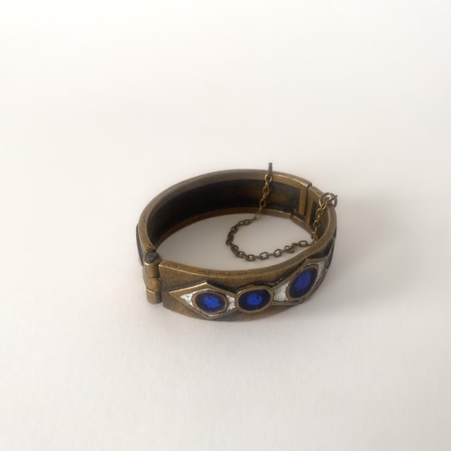 Vintage Bronze Enamel Bracelet by Dominique Piéchaud, Neo-Medieval - 1960s - Picture 19 of 22