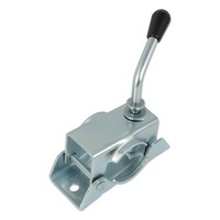 Klemmschelle Klemmhalter 48Mm Knebelgriff Verzinkt FüR StüTzrad AnhäNger