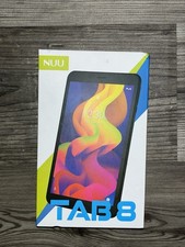 Nuu Tab 8 Tablet T0801L 32GB Black Unlocked Excellent Condition Never Used