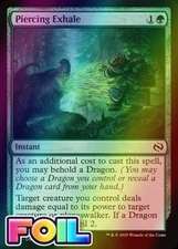 x1 Piercing Exhale TDM Tarkir Dragonstorm MTG 151 FOIL COMMON M/NM 1x
