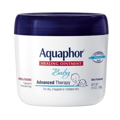 NEW Aquaphor Baby Healing Ointment Advanced Therapy Skin Protectant, 14 Oz Jar