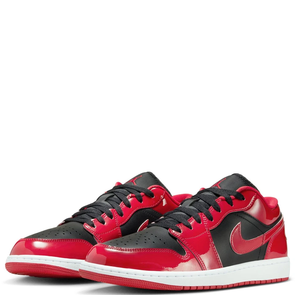 Nike Air Jordan 1 Low SE Zapatos Negro Rojo Universitario Blanco HV4089-006 Hombres Tallas NUEVO Foto 4 de 4