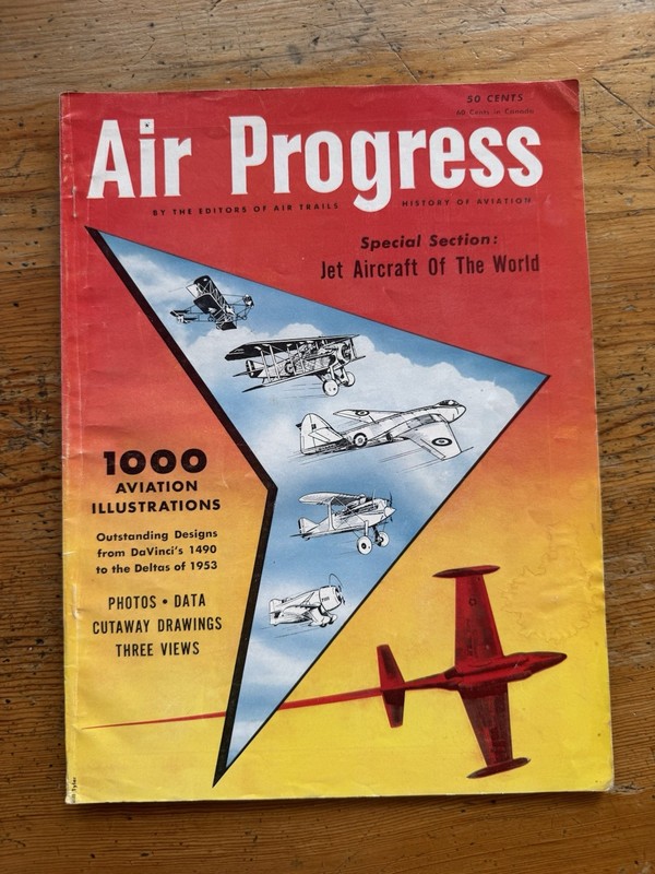 AIR PROGRESS Aviation Magazine 1952 Special Issue  FREE US SHIPPING!
