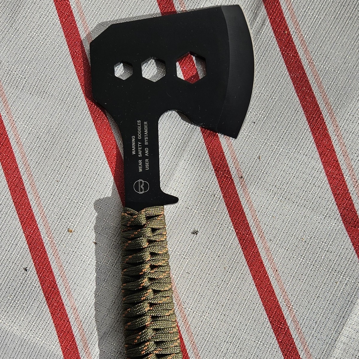 Ozark Trail Hatchet Paracord Handle Lightweight Short Non-Slip